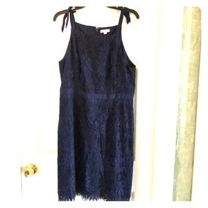 Navy lace Lilly Pulitzer cocktail dress